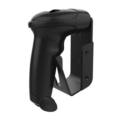 black metal box with opening barcode scanner|magnetic grip barcode scanner mount.